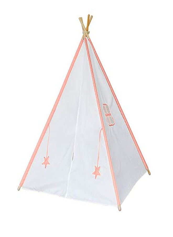 CREATIVE TEXTILES Tent House for Kids Cotton Tent House/Play House for 2 Yrs and Above Kids Peach - Image 4